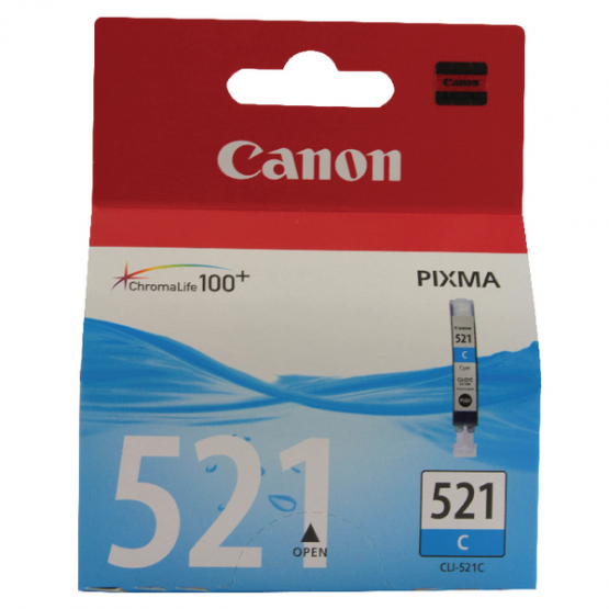 Canon CLI-521C Cyan Ink Cartridge (2934B001) 